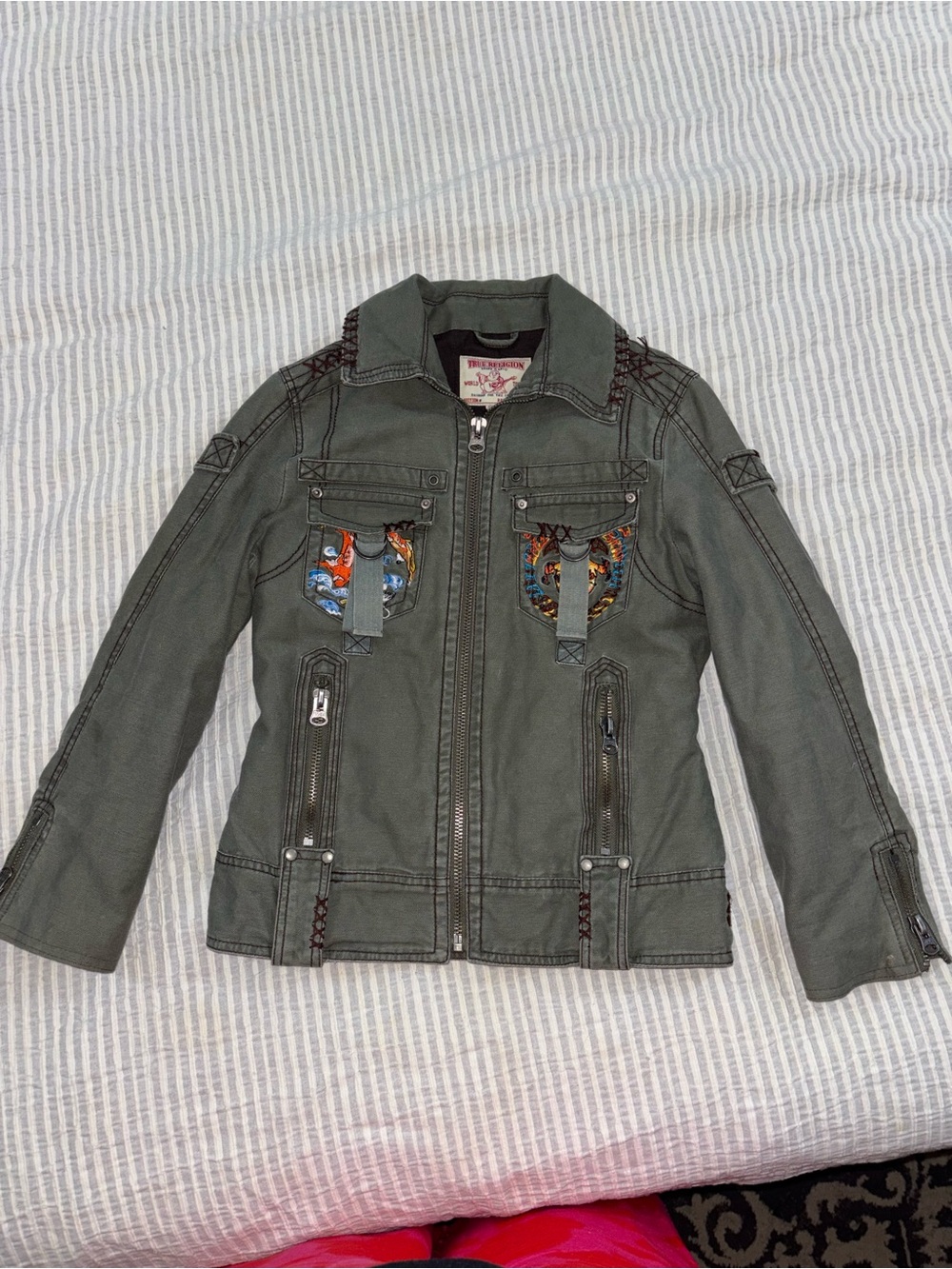 Teen vintage True Religion jacket small